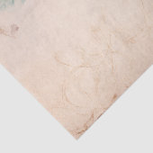 Roze Pioenen Vlinder op Perkament Decoupage Tissuepapier (Detail)