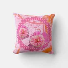  roze pioenenkussen kussen