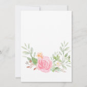 Roze Pioenenspel voor Babyvoorspellingen (Achterkant)