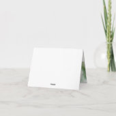 Roze pioenroos Bloemen 70e verjaardag Foto Bedankkaart (Achterkant)