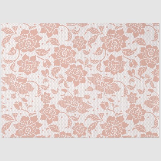 Roze  pioenroos bloemenontkoppeling tissuepapier (Voorkant)