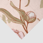 Roze pioenroos florale decoupage tissuepapier (Detail)