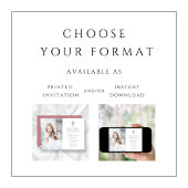 Roze Pioenroos Kruis Meisje Eerste Communie Foto Kaart