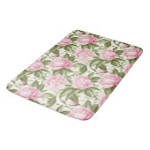 Roze Pioenrozen Badmat (Gekanteld)
