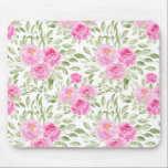 Roze Pioenrozen Bloemen Boeket Patroon Muismat<br><div class="desc">Voeg een vrouwelijk accent toe aan je bureau met deze roze bloementhema-mousepad. Het beschikt over waterverf bloemmotief van roze pioenen en rozen boeket. Dit zal perfect zijn als een geschenk voor alle gelegenheden.</div>