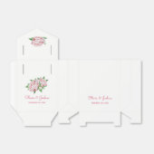 Roze Pioenrozen Bruiloft Favor Dozen Bedankdoosjes (Uitgevouwen)