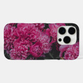 Roze pioenrozen, donkere, sombere esthetiek Case-Mate iPhone case (Achterkant (horizontaal))