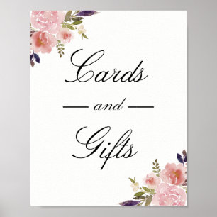 Roze Pioenrozen Kaarten En Cadeaus Huwelijksposter Poster