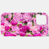 Roze Pioenrozen Patroon Case-Mate iPhone Case (Achterkant (horizontaal))