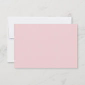 Roze pioenrozen Plat Kaart (Achterkant)