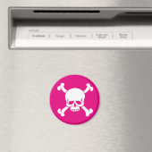 Roze piraat, kruis en Botten Magneet (Insitu (Vaatwasser))