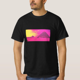 Roze piramide T-shirt