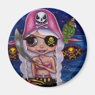 Roze Pirate Fairy Magnet