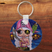 Roze Pirate Fairy Sleutelhanger (Voorkant)