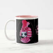 Roze Pirate Tweekleurige Koffiemok (Links)