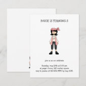 Roze piraten Pirate Girl #10 Kaart (Voorkant / Achterkant)