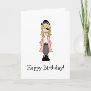 Roze piraten Pirate Girl #2 Kaart