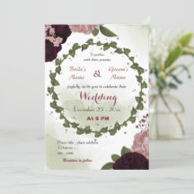 roze pit burgundy bloemen groen met bruine bruilof