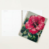 Roze pixel bloem illustratie planner (Display)