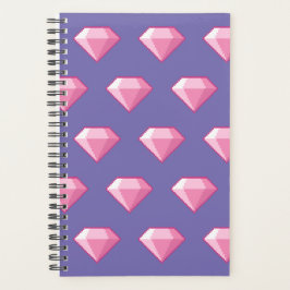 Roze Pixel Diamond Planner