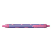 Roze Pixel Diamond Zwarte Inkt Pen (Achterkant)