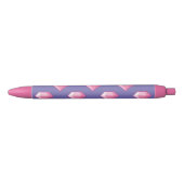 Roze Pixel Diamond Zwarte Inkt Pen (Voorkant)