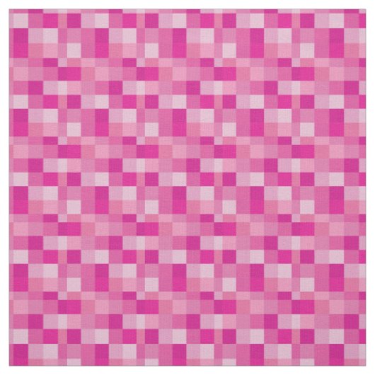 Roze pixelaatpatroon | Gamer Stof (Swatch)