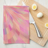 Roze pixels 2 theedoek (Quarter Fold)