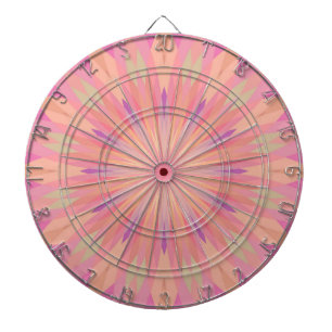 Roze pixels 3 dartbord
