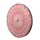 Roze pixels 3 dartbord (Voorkant Rechts)
