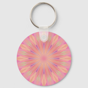 Roze pixels 3 sleutelhanger