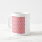 Roze pixels koffiemok (Voorkant links)