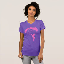 Roze Pixie T-shirt met Paragliding
