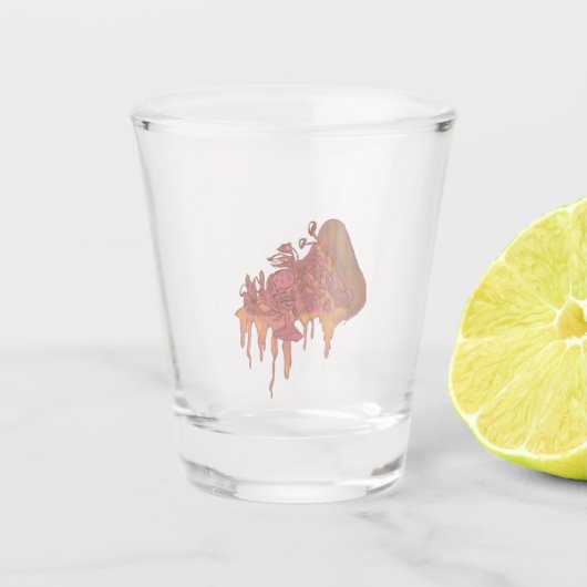 ROZE PIZZA SHOT GLASS SHOT GLAS (Voorkant)