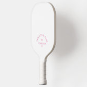 Roze PKBL Social Club Monogram Crest Pickleball Paddle (Links)