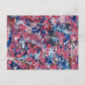 Roze plaat Abstract Briefkaart (Voorkant)