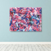 Roze plaat Abstract Canvas Afdruk (Insitu (Houten vloer))