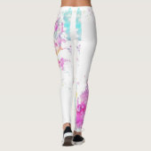Roze plaat leggings (Achterkant)