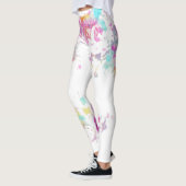 Roze plaat leggings (Links)