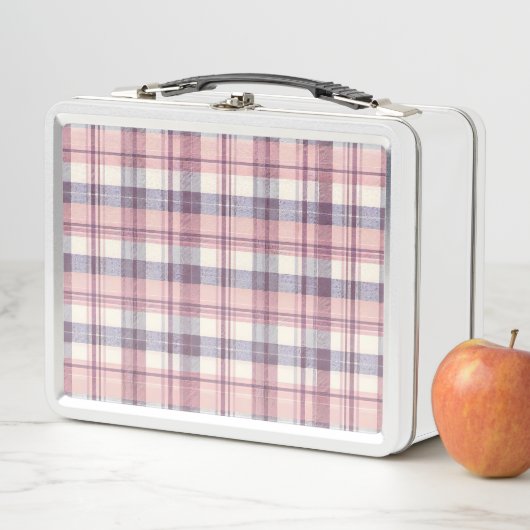  roze plaid lunchbox (In situ)