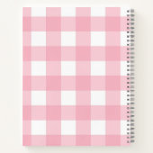 ROZE PLAID NOTITIEBOEK (Achterkant)