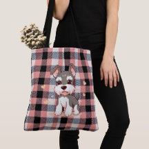Roze Plaid Puppy
