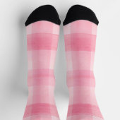 Roze Plaid Sokken (Top)