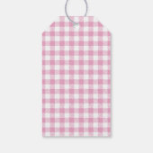 Roze Plaid Sudderpot Kit Cadeaulabel (Achterkant)