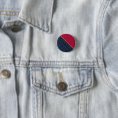 Roze plak ronde button 3,2 cm (In situ)