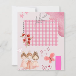 Roze plakboekpapier
