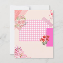 Roze plakboekpapier