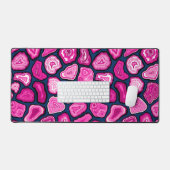 Roze plakjes bureaumat (Keyboard & Muis)