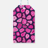Roze plakjes cadeaulabel (Achterkant)