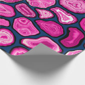 Roze plakjes cadeaupapier (Hoek)